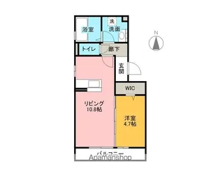 リアン【305号室】の間取り