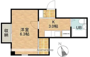 ルミシアⅡ【4階】の間取り