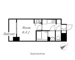 アステリ鶴舞(ツルマイ)トゥリア【14階】の間取り