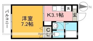 シャーメゾン比島 A棟【2階】の間取り