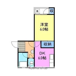共立ハイツ【303号室】の間取り