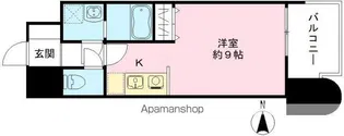 エクセレント上新18【702号室号室】の間取り
