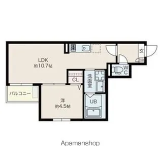 Jack koshin4【2階】の間取り