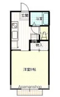 レジデンスK&M【B202号室】の間取り