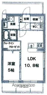 ルシュマン・ボヌール【3階】の間取り