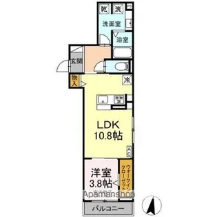 エクラノーブル【3階】の間取り