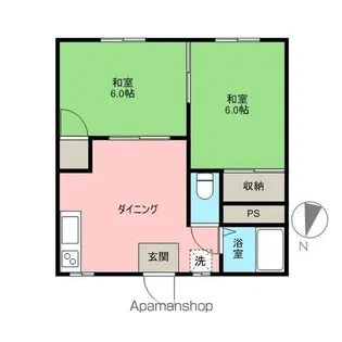 ジュエリーハイツ【103号室】の間取り