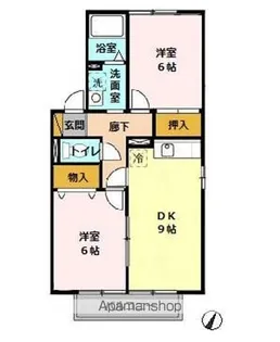 千葉県市原市岩崎1丁目【アパート】の間取り