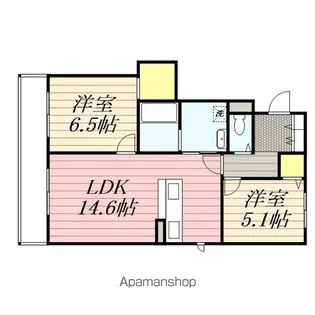 ヴェル ドミール【2階】の間取り