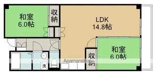斎藤マンション【1階】の間取り
