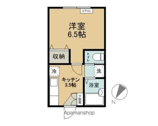 レジデンスSATO【101号室】の間取り