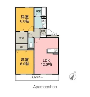ルミエール A【3階】の間取り