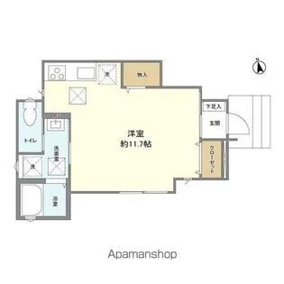 LUNAFORT【1階】の間取り