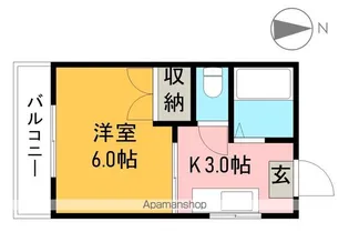 クリーンハイツ【3階】の間取り