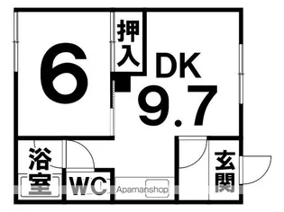 ハイツマキ【2階】の間取り