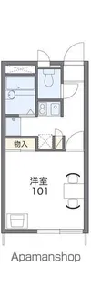 レオパレスプレミール【1階】の間取り