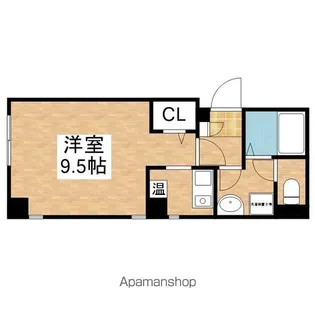 1Kの間取り画像