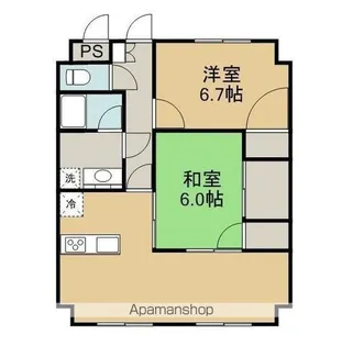 香川県観音寺市茂木町2丁目【マンション】の間取り