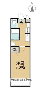 グレイス【105号室】の間取り