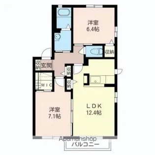 ディオーネⅡ【1階】の間取り