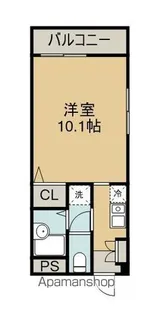 フォブールサクセス【106号室】の間取り