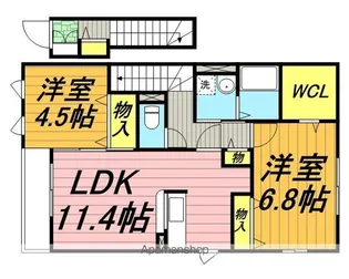 エスペランサ【2階】の間取り