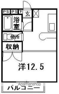 ラベンダーハイツ【107号室】の間取り