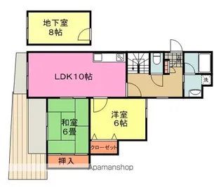 サンパレス千代田【1階】の間取り