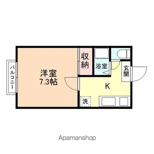 レピュート寺町【103号室】の間取り