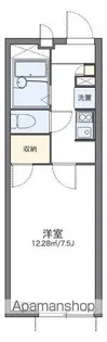 レオパレスパレヴィアーノ【1階】の間取り