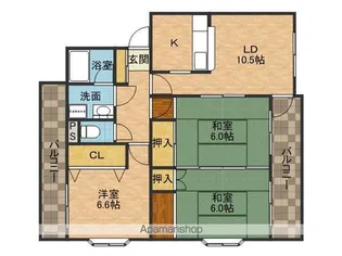 小林マンション【1階】の間取り