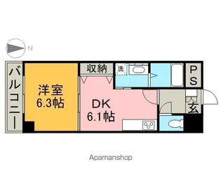 MーSTAGE AOI【8階】の間取り