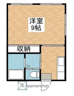米良ビル【202号室】の間取り