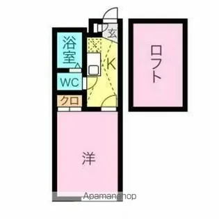 パレス御器所【201号室】の間取り