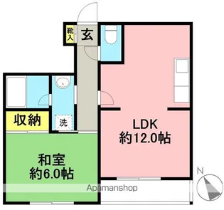 東京都杉並区浜田山2丁目【マンション】の間取り