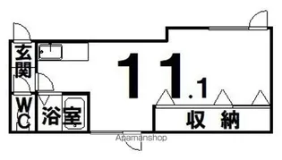 ノースキャピタル【1階】の間取り