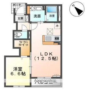 (仮称)市原市五井西アパート【1階】の間取り