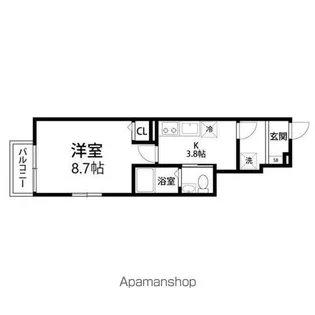 アヴァンセ水の森【101号室】の間取り