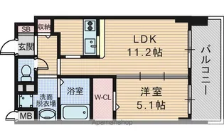 アグレアーブル【2階】の間取り