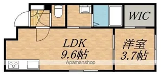 Luminous平岸【3階】の間取り