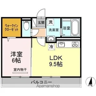 ブランドール マサ【2階】の間取り