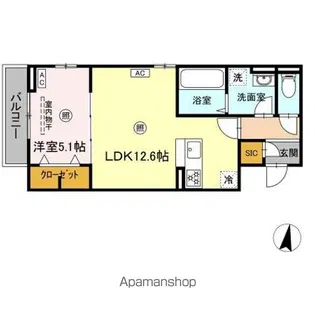 RESIDENCE NAGOMI【3階】の間取り