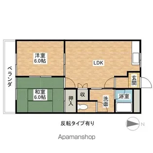 グランドポリス92【201号室】の間取り