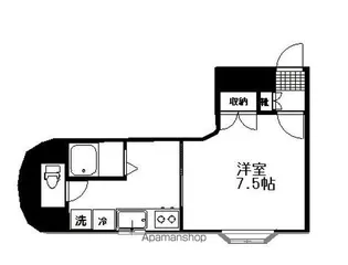 グレースコート【201号室】の間取り