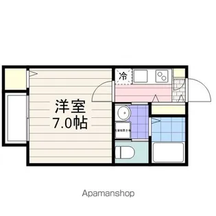 アージュドール桜木【1階】の間取り