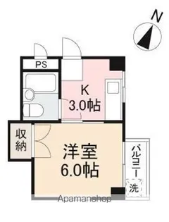 コーポ松岡【3階】の間取り