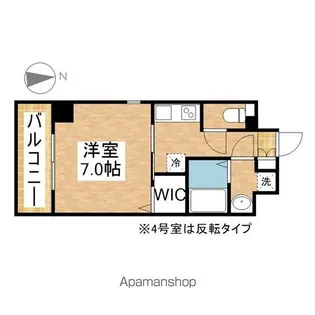 プレイズシード車道【9階】の間取り