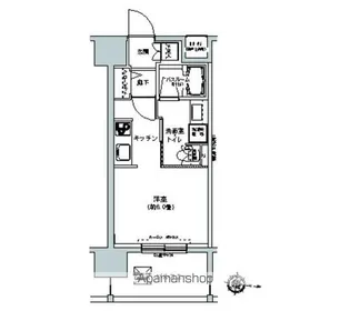 パークキューブ板橋本町【9階】の間取り