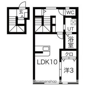 メゾンドショコラ【202号室】の間取り
