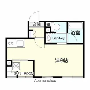ポートピアHAKU【4階】の間取り